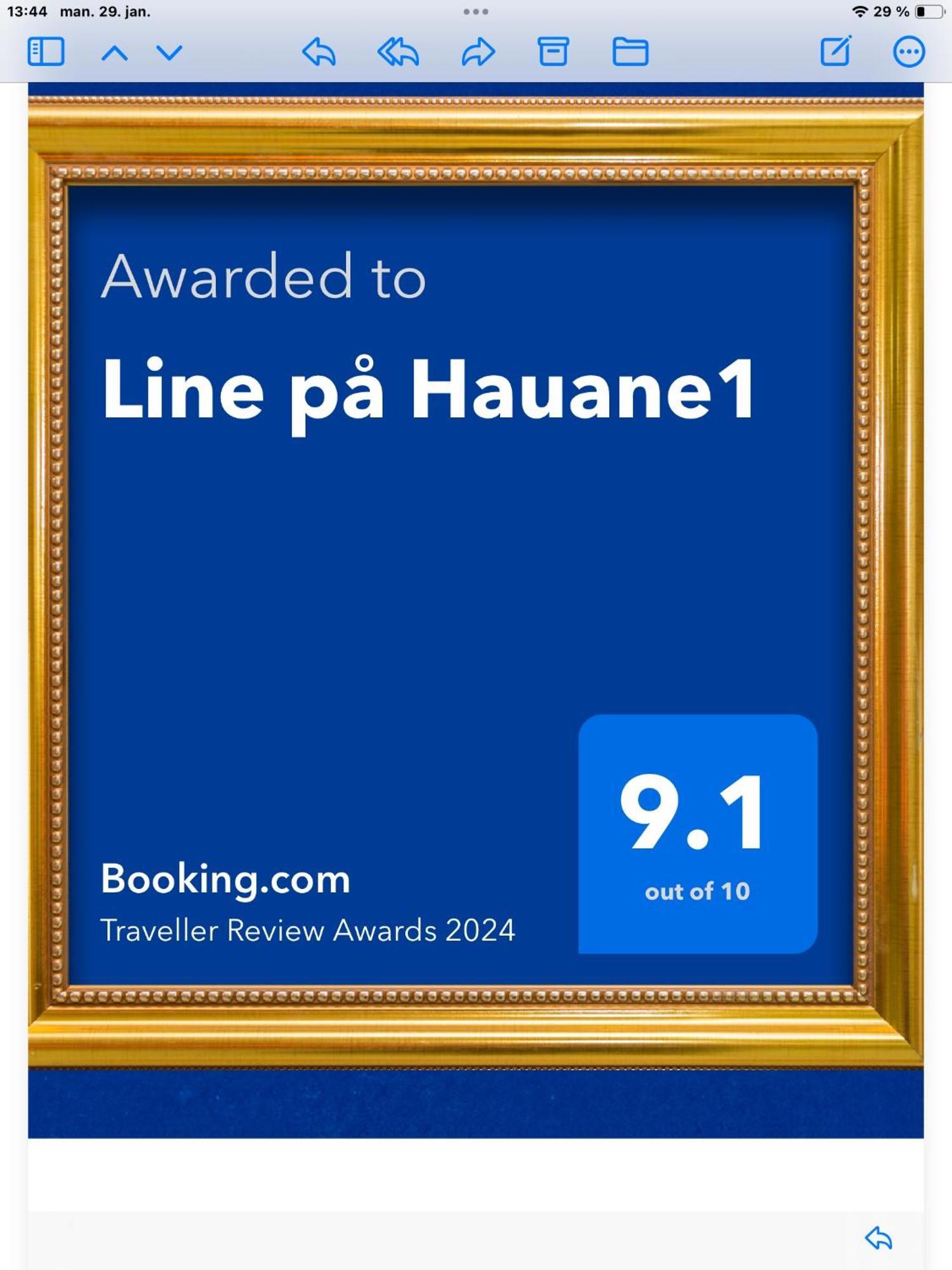 Bed and Breakfast Line Pa Hauane1 Volda Экстерьер фото